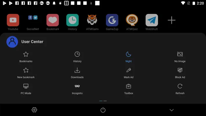 XBrowser android App screenshot 4