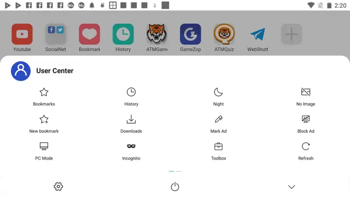 XBrowser android App screenshot 5